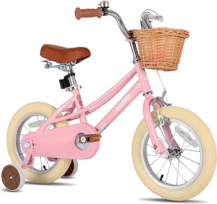 Photo 1 of JOYSTAR Girls Bike for 2-12 Years Old Toddlers and Kids, 12" 14" 16" Kids Bike with Training Wheels, 20 Inch Kid's Bicycle with Kickstand, Retro Style Kids Bikes