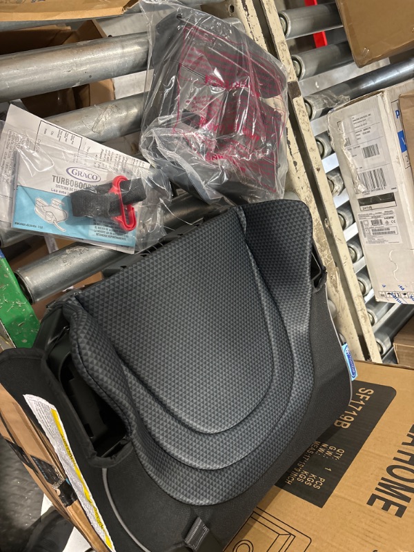 Photo 2 of Graco® TurboBooster® LX Backless Booster with Affix Latch | Backless Booster Seat for Big Kids Transitioning to Vehicle Seat Belt, Montgomery TurboBooster LX Backless Montgomery