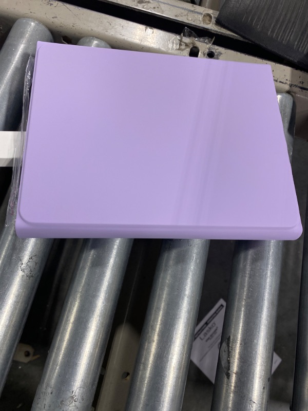 Photo 3 of iPad Air 5th 4th Generation Case with Keyboard 10.9 Inch, Folio Keyboard Cover with Pencil Holder for iPad Air 5th Gen 2022/Air 4th Gen 2020, Detachable Backlit Keyboard (Purple) ****USED*** 