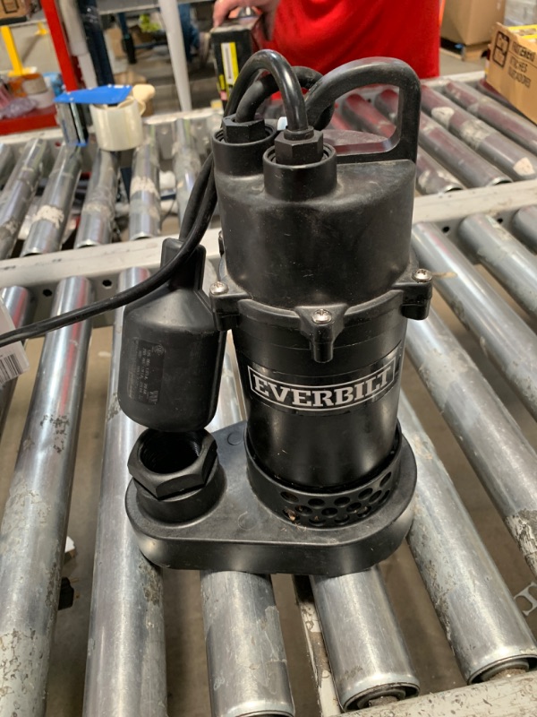 Photo 1 of 1/2 HP Aluminum Sump Pump Tether Switch
