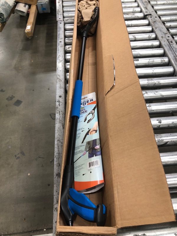 Photo 2 of Unger Professional 42.5” Rugged Reacher – Reacher Grabber Tool & Trash Picker, Outdoor Trash Picker Upper Tool, Heavy Duty Grabber Reacher, Claw Grabber Pickup Tool, Yard Clean Up