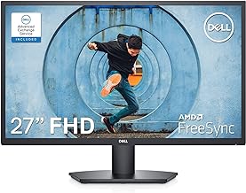 Photo 1 of Dell SE2722HX Monitor - 27 inch FHD (1920 x 1080) 16:9 Ratio with Comfortview (TUV-Certified), 75Hz Refresh Rate, 16.7 Million Colors, Anti-Glare Screen with 3H Hardness - Black
