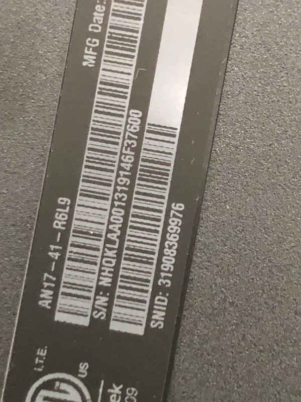 Photo 9 of LIKE NEW Acer Nitro 17 Gaming Laptop AMD Ryzen 7 7840HS Octa-Core CPU 17.3" FHD 165Hz IPS Display NVIDIA GeForce RTX 4050 16GB DDR5 1TB SSD Wi-Fi 6E RGB Backlit KB AN17-41-R6L9

