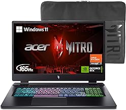 Photo 1 of LIKE NEW Acer Nitro 17 Gaming Laptop AMD Ryzen 7 7840HS Octa-Core CPU 17.3" FHD 165Hz IPS Display NVIDIA GeForce RTX 4050 16GB DDR5 1TB SSD Wi-Fi 6E RGB Backlit KB AN17-41-R6L9
