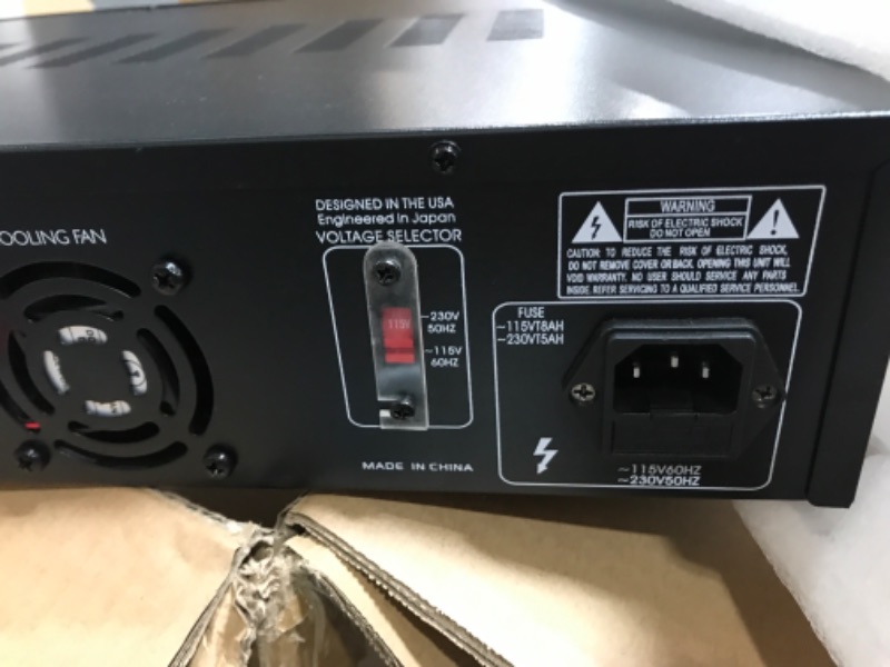 Photo 2 of Pyle Wireless Bluetooth Home Stereo Amplifier - Hybrid Multi-Channel 3000 Watt Power Amplifier Home Audio Receiver System w/AM/FM Radio, MP3/USB,AUX,RCA Karaoke Mic in - Rack Mount, Remote - P3301BAT