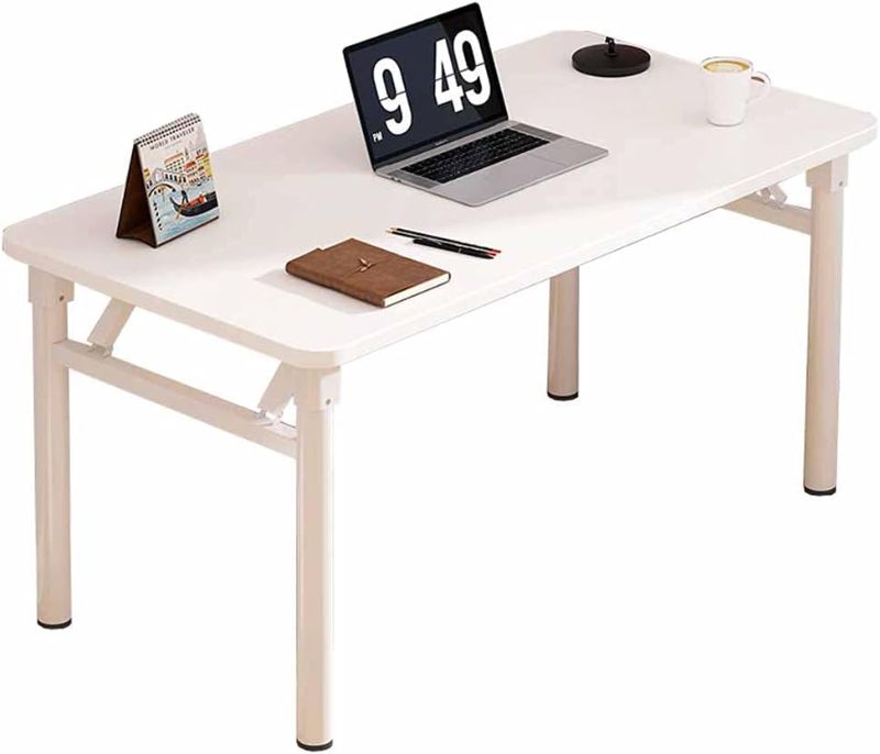 Photo 1 of  Folding Computer Desk Workstation No Install Needed, Folding Office Desk for Homeworking, Study and Home Office 120x60x74cm Study Table(Size...
