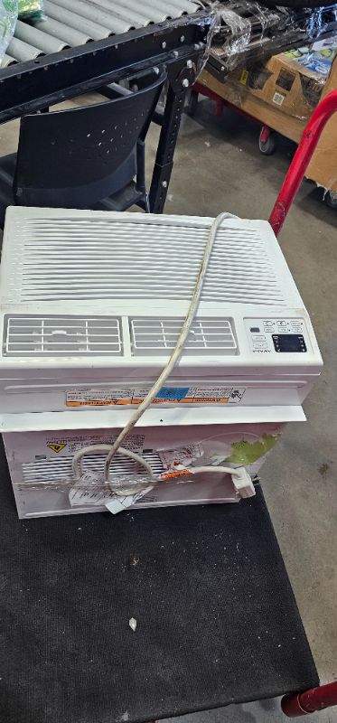 Photo 2 of 12,000 BTU 115V Window Air Conditioner Cools 550 Sq. Ft. with Remote Control in White
