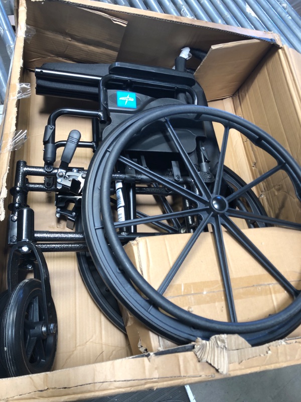 Photo 2 of **read notes** Medline K4 Lightweight Wheelchair with Flip-Back