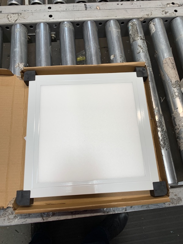 Photo 2 of 1 ft. x 1 ft. 10-Watt Dimmable White Integrated LED Edge-Lit Flat Panel Flush Mount Light with Color Changing CCT