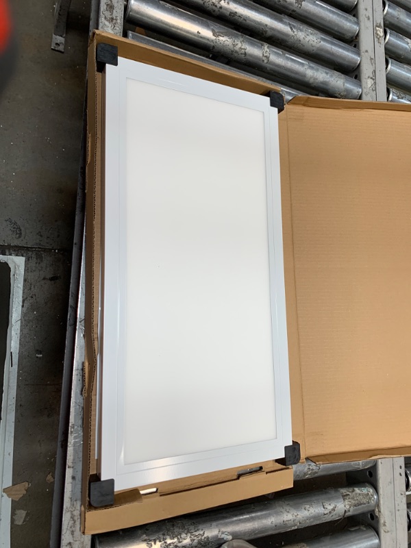 Photo 1 of 1 ft. x 2 ft. 25W Dimmable White Integrated LED Edge-Lit Flat Panel Flush Mount Light with Color Changing CCT
