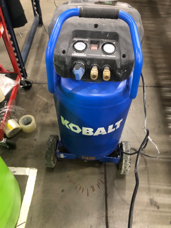 Photo 3 of ***Parts Only***
Kobalt 20-Gallons Portable 175 PSI Vertical Air Compressor
