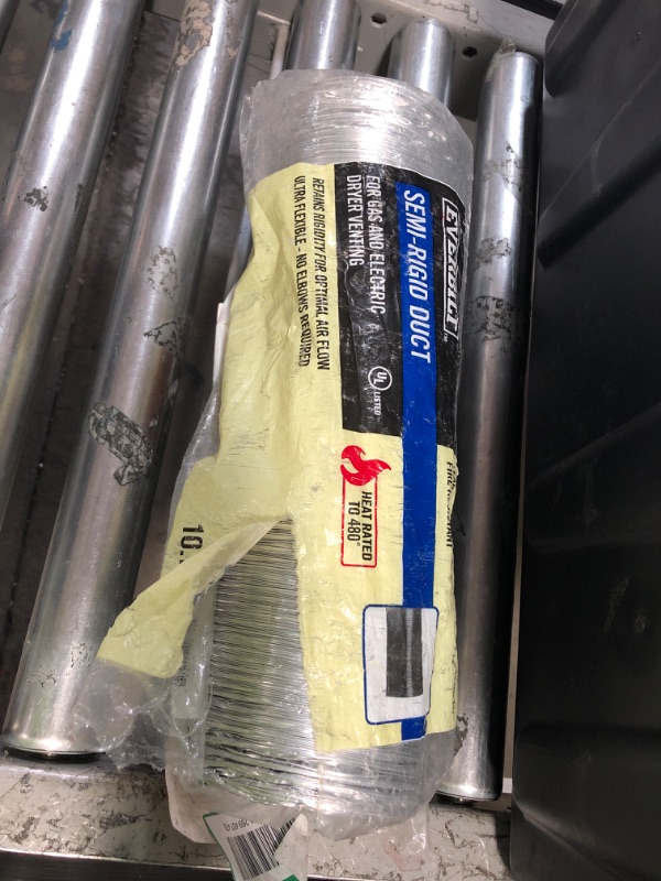 Photo 1 of 4 in. x 8 ft. Semi-Rigid HP Expand Duct