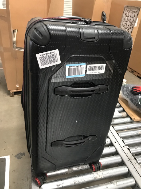 Photo 5 of ***SEE NOTES*** Traveler's Choice Maxporter II 30" Hardside Spinner Trunk Luggage, Expandable, Black
