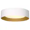 Photo 1 of 
JAZAVA
13.8 in. 1-Light Living Room Hallway Bedroom White Flush Mount Ceiling Light Fixture