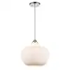 Photo 1 of 
Home Decorators Collection
Pompton 1-light Polished Chrome Pendant Light Fixture with White Ribbed Glass Globe Shade