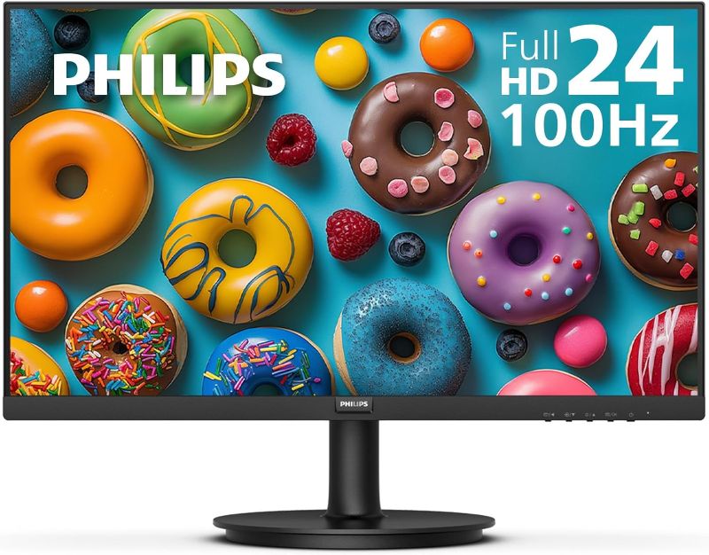 Photo 1 of PHILIPS 24 inch Frameless Full HD (1920 x 1080) 100Hz Monitor, VESA, HDMI x1, VGA Port x1, Eye Care, 4 Year Advance Replacement Warranty, 241V8LB
