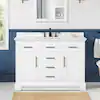 Photo 1 of 
Home Decorators Collection
Doveton 48 in. Single Sink Freestanding White Bath Vanity with White Engineered Marble Top (Fully Assembled)