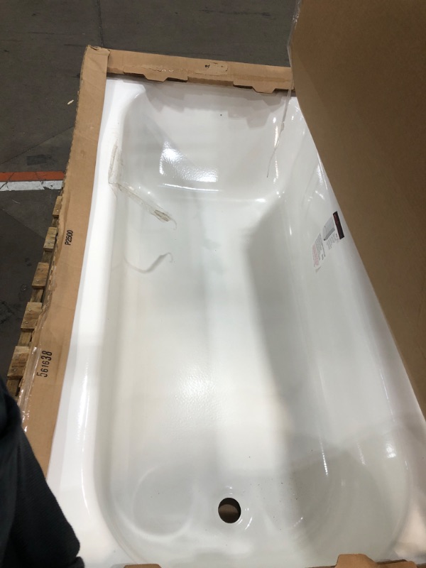 Photo 2 of Bootz Industries Aloha 60 in. x 30 in. Soaking Bathtub with Right Drain in White