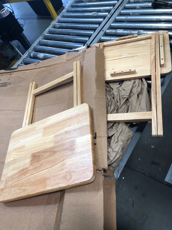 Photo 1 of 2 Pack faux wood tv dinner stands