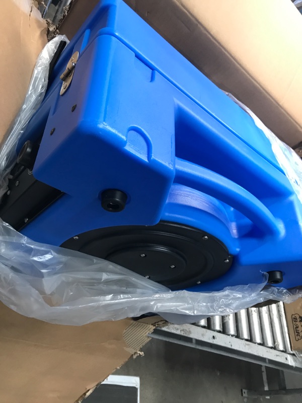 Photo 2 of B-Air 1/3 HP 2.5 Amp HEPA Air Scrubber Purifier for Water Damage Restoration Negative Air Machine in Blue