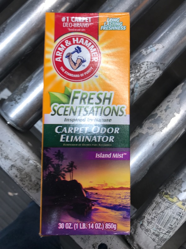 Photo 2 of Arm & Hammer Fresh Scentsations Carpet Odor Eliminator, Island Mist - 30 oz