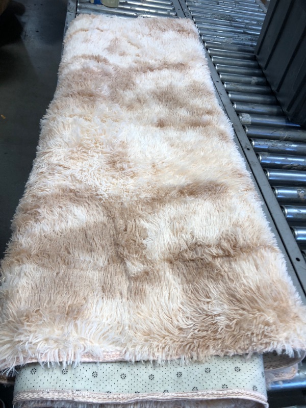 Photo 1 of 8x12ft Pink Area Fur Rug