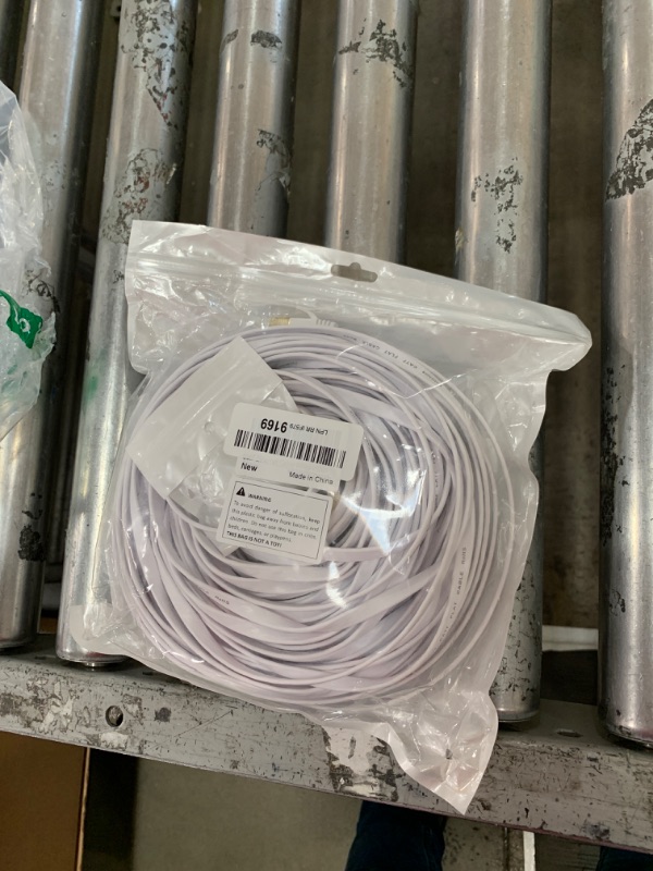 Photo 2 of Cat 7 Ethernet Cable 100 ft High Speed, Flat Internet Network LAN Wire, Long Shielded Patch Cord for Modem, Switch, Router, Xbox, Faster Than Cat5e/Cat5/Cat6/Cat6e, – 100 feet, Free Cable Clips 100ft