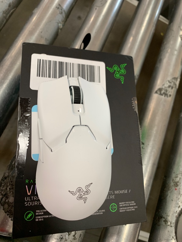Photo 1 of Razer Viper V2 Pro HyperSpeed Wireless Gaming Mouse: 59g Ultra-Lightweight - Optical Switches Gen-3 - 30K Optical Sensor - On-Mouse DPI Controls - 80hr Battery - USB Type C Cable Included - White