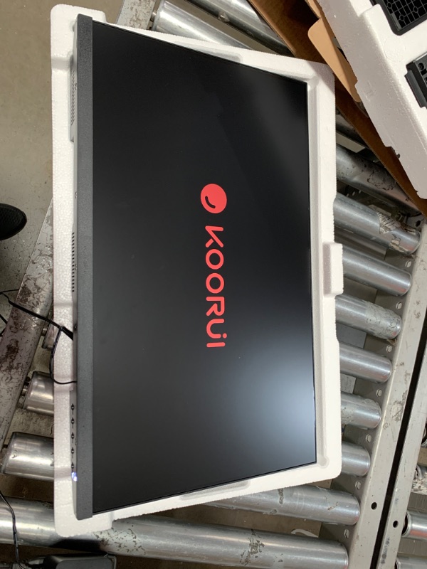 Photo 1 of KOORUI 24 Inch Computer Monitor, FHD 1920 x 1080p Office PC Monitor IPS Display 75Hz, HDMI, VGA, 75 x 75 mm VESA Mountable, Frameless, Eye Protection and Ergonomic Tilt Adjustment 24N1