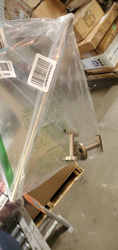 Photo 2 of **MISSING HARDWARE**
Delta Faucet 75918-CZ Trinsic 18 Inch Towel Bar, 3.31 x 21.25 x 3.31 inches, Champagne Bronze 18 inch Towel Bar Champagne Bronze