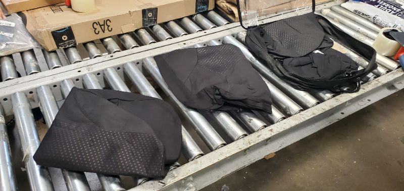 Photo 1 of Coverado Car Seat Covers Front, 6 Pieces Universal Seat Covers for Cars, PVC Car Seat Cushions for Front, Car Seat Protectors, Auto Accessories Black Seat Covers Carseat Cover Fit for Most Cars Black line Front