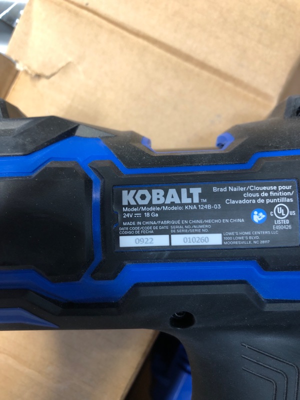 Photo 3 of Kobalt XTR 2.125-in 18-Gauge Cordless Brad Nailer (Battery Included)
