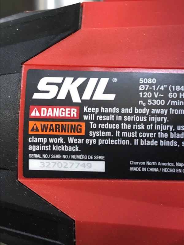 Photo 3 of Skil 5080-01 13-Amp 7-1/4" Circular Saw, Red 13Amp Circular Saw