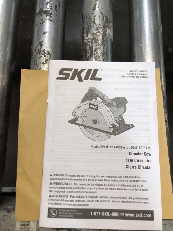 Photo 1 of Skil 5080-01 13-Amp 7-1/4" Circular Saw, Red 13Amp Circular Saw