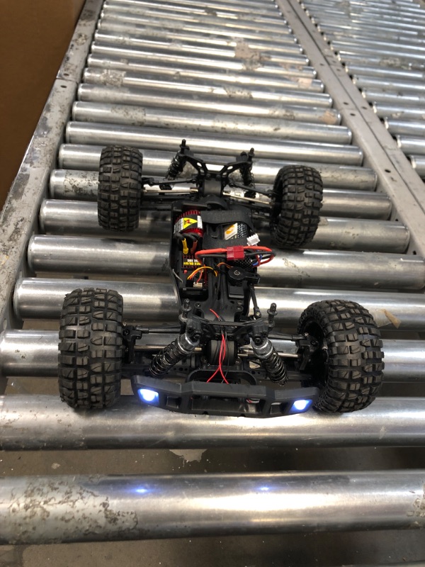 Photo 2 of (PARTS ONLY/ NO REFUNDS) DEERC 1:10 Scale Fast Brushless RC Car for Adults, 4WD High Speed RC Monster Truck, 60+ KMH, All Terrain 2.4Ghz Hobby RC Truck, Off-Road Remote Control Vehicle, 40+ min Play, RC Crawler Gift for Boys