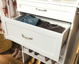 Photo 1 of ClosetMaid BrightWood 25-in x 10-in x 13-in White Drawer Unit
