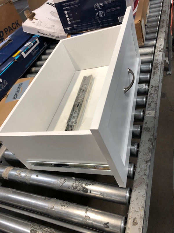 Photo 1 of ClosetMaid BrightWood 25-in x 10-in x 13-in White Drawer Unit
