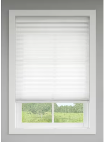 Photo 1 of (NON-REFUNDABLE) LEVOLOR 48-in x 72-in Snow Light Filtering Cordless Cellular Shade
