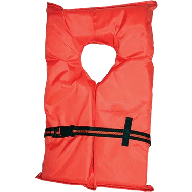 Photo 1 of BLUESTORM Keyhole Life Jacket for Adults | US Coast Guard (USCG) Approved Type 2 Basic Universal Foam Life Vest Preserver (PFD) in Orange
