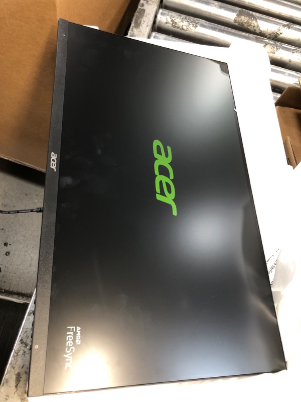 Photo 1 of Acer SH242Y Ebmihx 23.8" FHD 1920x1080 Home Office Ultra-Thin IPS Computer Monitor AMD FreeSync 100Hz Zero Frame Height/Swivel/Tilt Adjustable Stand Built-in Speakers HDMI 1.4 & VGA Port FHD 23.8-inch