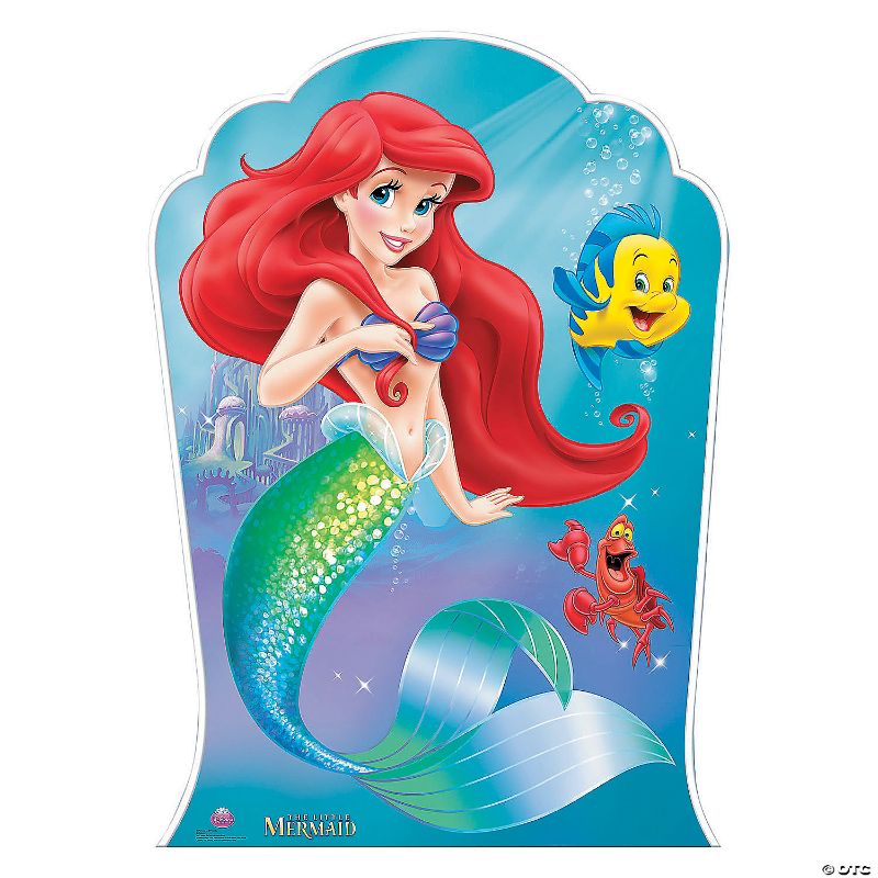 Photo 1 of 65" Disney’s The Little Mermaid Ariel & Friends Life-Size Cardboard Cutout Stand-Up
