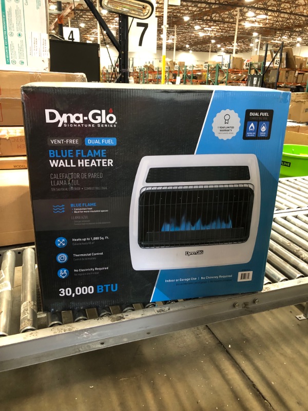 Photo 2 of *FACTORY SEALED**Dyna-Glo 30000-BTU Wall-Mount Indoor Natural Gas or Liquid Propane Vent-Free Convection Heater
