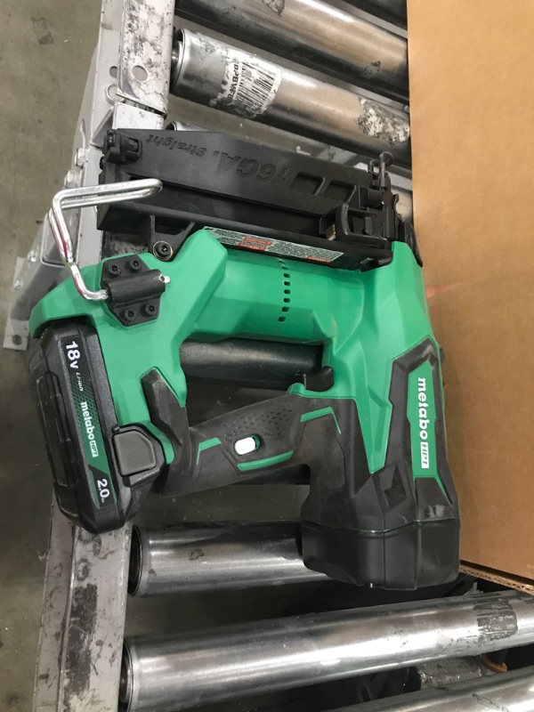 Photo 2 of ***SEE NOTES*** Bundle of Metabo HPT Cordless 18V MultiVolt™ Straight Finish Nailer Kit | 16 Gauge | NT1865DMST + Metabo HPT 18V MultiVolt™ Cordless Brushless Driver Drill & Impact Driver Combo Kit | KC18DEXQB NT1865DMST (Next Gen Model) w/ 18V Combo Kit