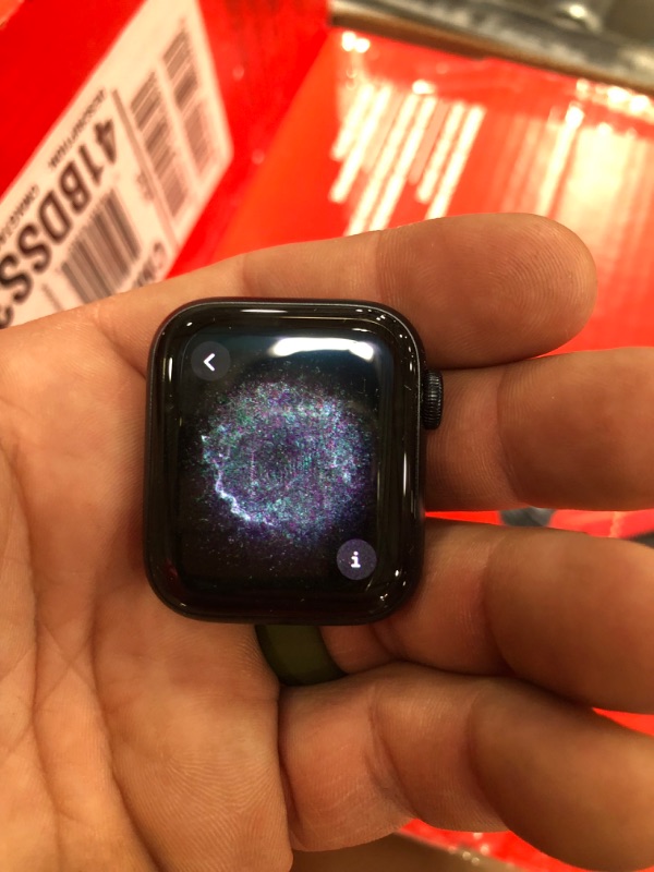 Photo 3 of PREV OPENED; LIKE NEW Apple Watch SE (2nd Gen) [GPS 40mm] Smartwatch with Midnight Aluminum Case with Midnight Sport Loop. Fitness & Sleep Tracker, Crash Detection, Heart Rate Monitor, Carbon Neutral