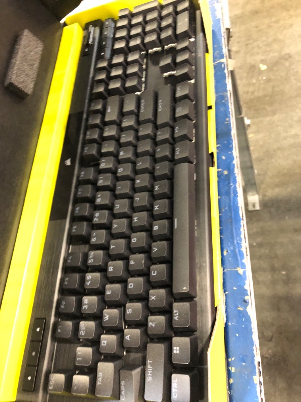 Photo 2 of Corsair K70 RGB PRO Wired Mechanical Gaming Keyboard (CHERRY MX RGB Speed Switches: Linear and Rapid, 8,000Hz Hyper-Polling, PBT DOUBLE-SHOT PRO Keycaps, Soft-Touch Palm Rest) QWERTY, NA - Black Cherry Speed- Fast K70 RGB PRO Black