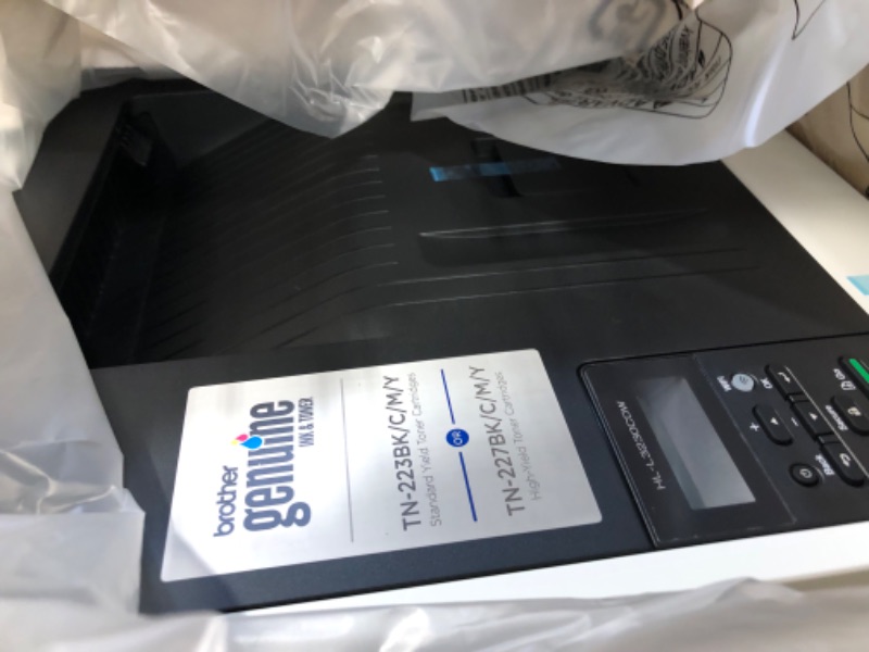 Photo 1 of Brother HL-L3230CDW Compact Digital Color Printer Providing Laser Printer Quality Results with Wireless Printing and Duplex Printing, Amazon Dash Replenishment Ready, White New Model: HLL3230CDW
