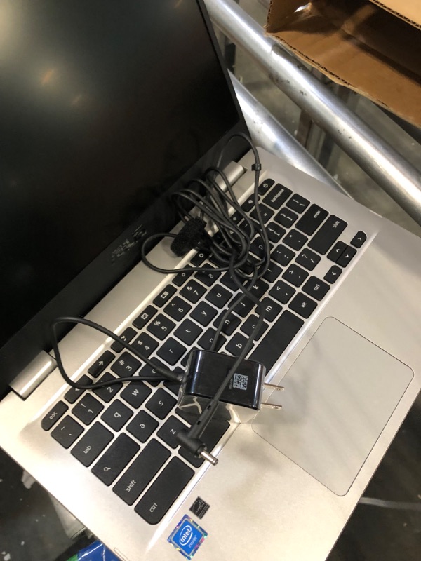 Photo 1 of ASUS C423NA Chromebook 14" HD Laptop (Intel Dual Core Celeron Processor N3350, 4GB DDR4 RAM, 64GB SSD) Webcam, WiFi, Bluetooth, Type-C, Google Chrome OS - Silver (Renewed)