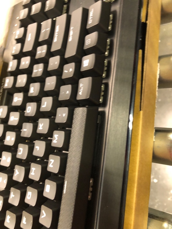 Photo 1 of CORSAIR K70 RGB MK.2 RAPIDFIRE Mechanical Gaming Keyboard - USB Passthrough & Media Controls - Fastest & Linear - Cherry MX Speed - RGB LED Backlit (Renewed)