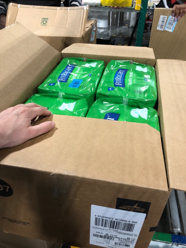 Photo 1 of FitRight OptiFit Ultra Adult Briefs, Incontinence Diapers with Tabs, Heavy Absorbency, Large, 44 to 56", 20 Count Bag of 20 Large (20 Count)