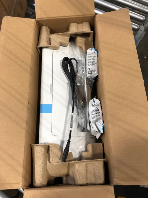Photo 1 of HP DeskJet 2755e Wireless Color All-in-One Printer with bonus 6 months Instant Ink (26K67A), white